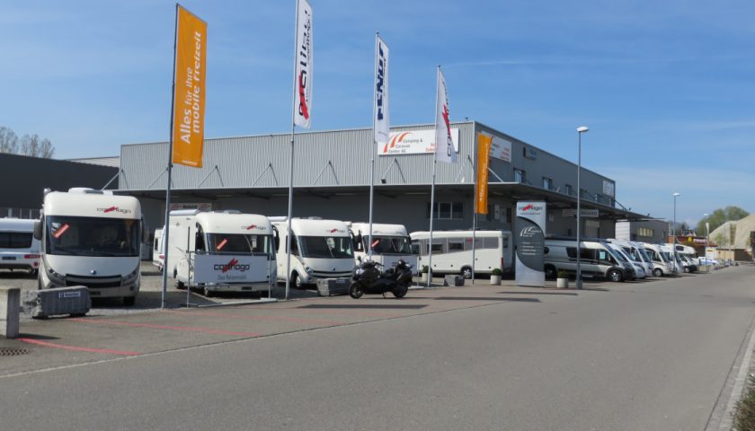 Wohnwagen kaufen an Hausmesse